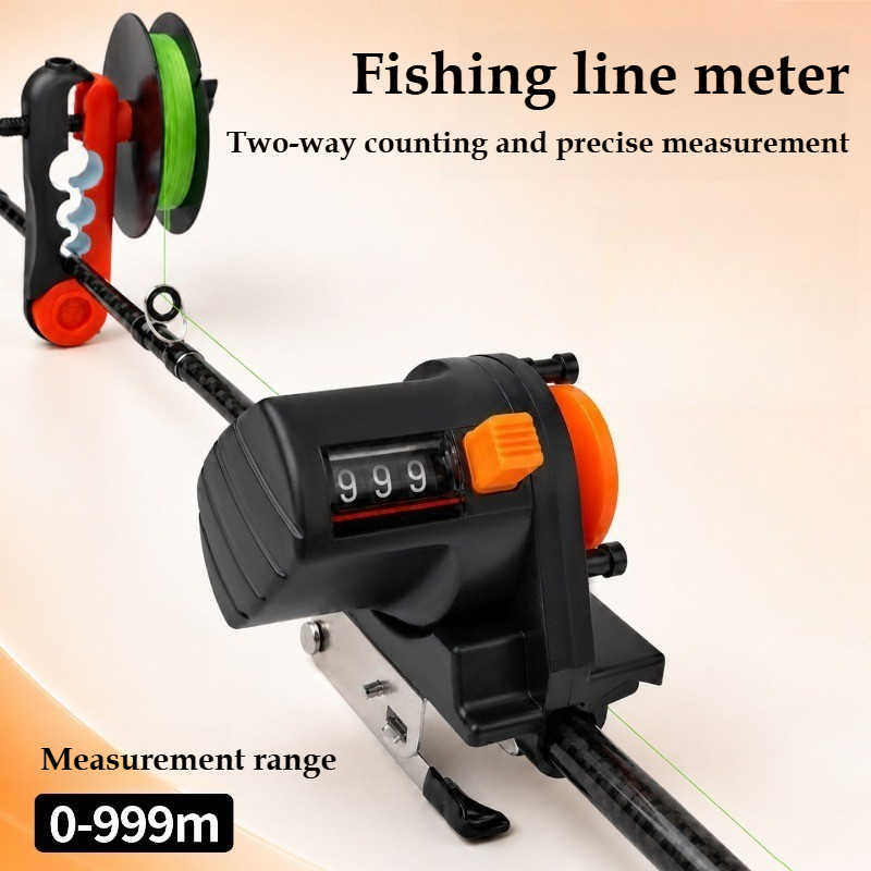 Fishing Boat Depth Finder - Digitale Vislijnteller 0-999M Dieptemeter Lengtemeetinstrument Visgerei