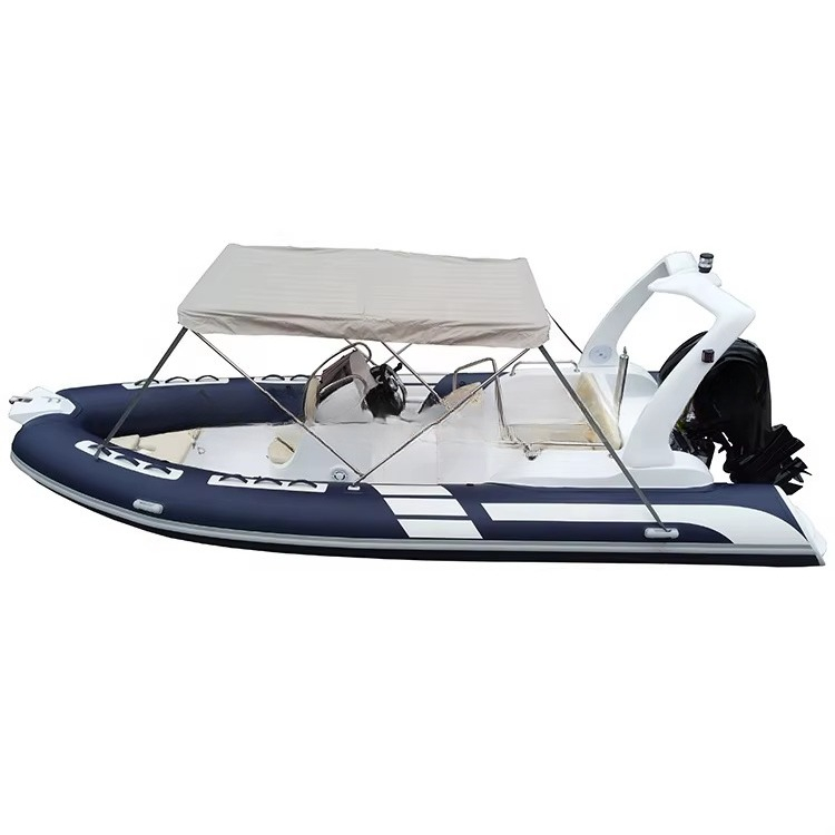 Blauwe 19 voet PVC luchtponton - Fishing Boat Fiberglass recensie en prijs