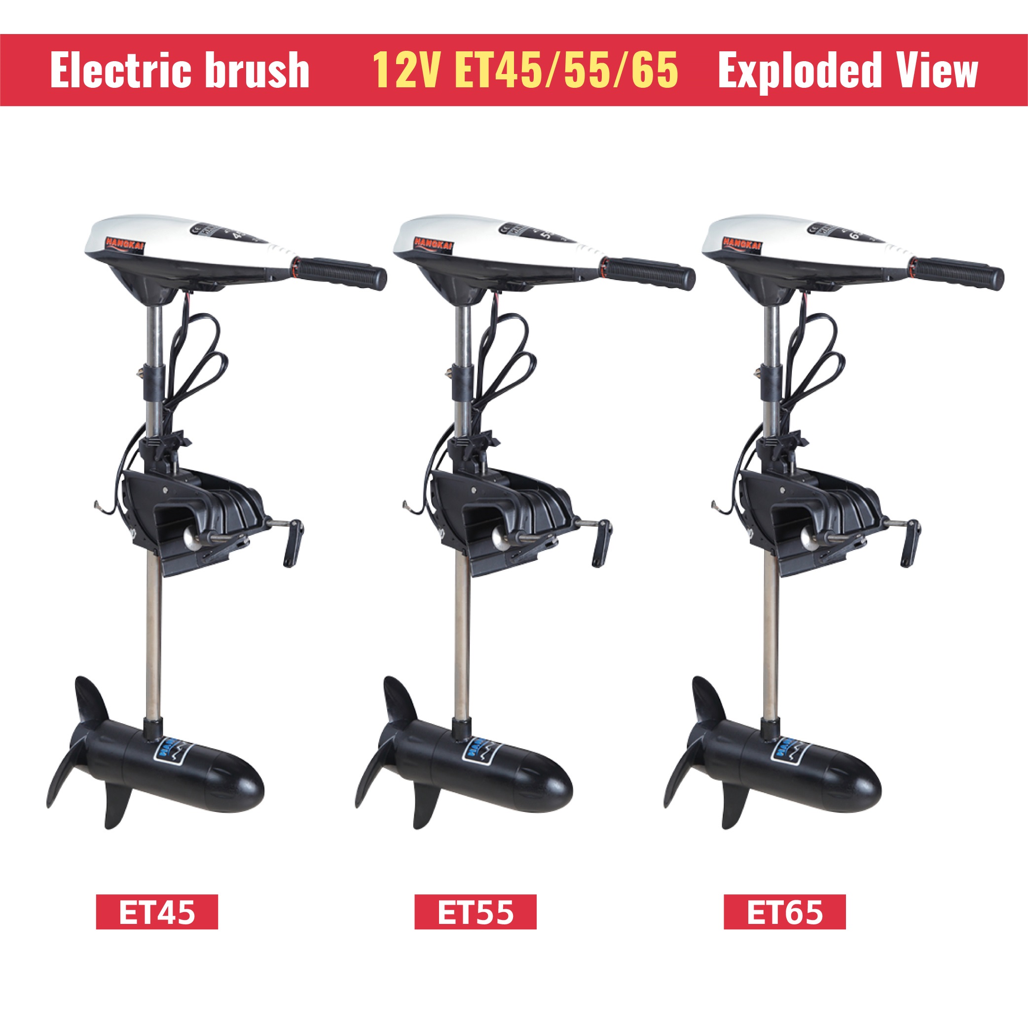 12V 600W 55LBS Elektrische Tro - Fishing Boat Trolling Motor recensie en prijs